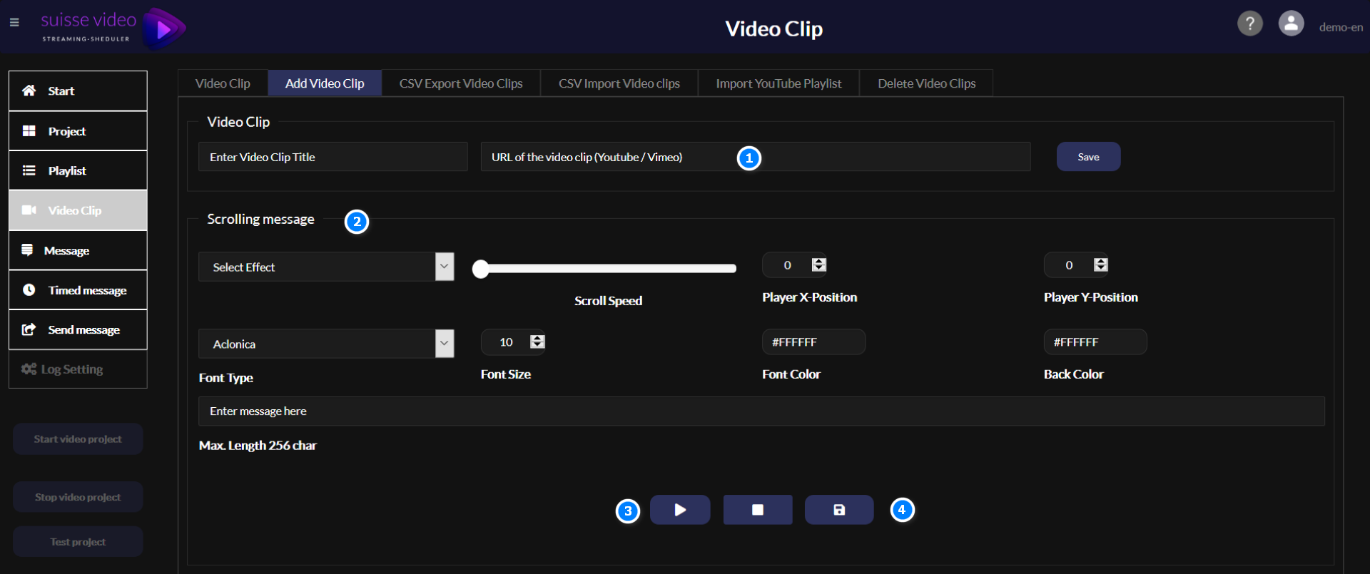 Add video clip
