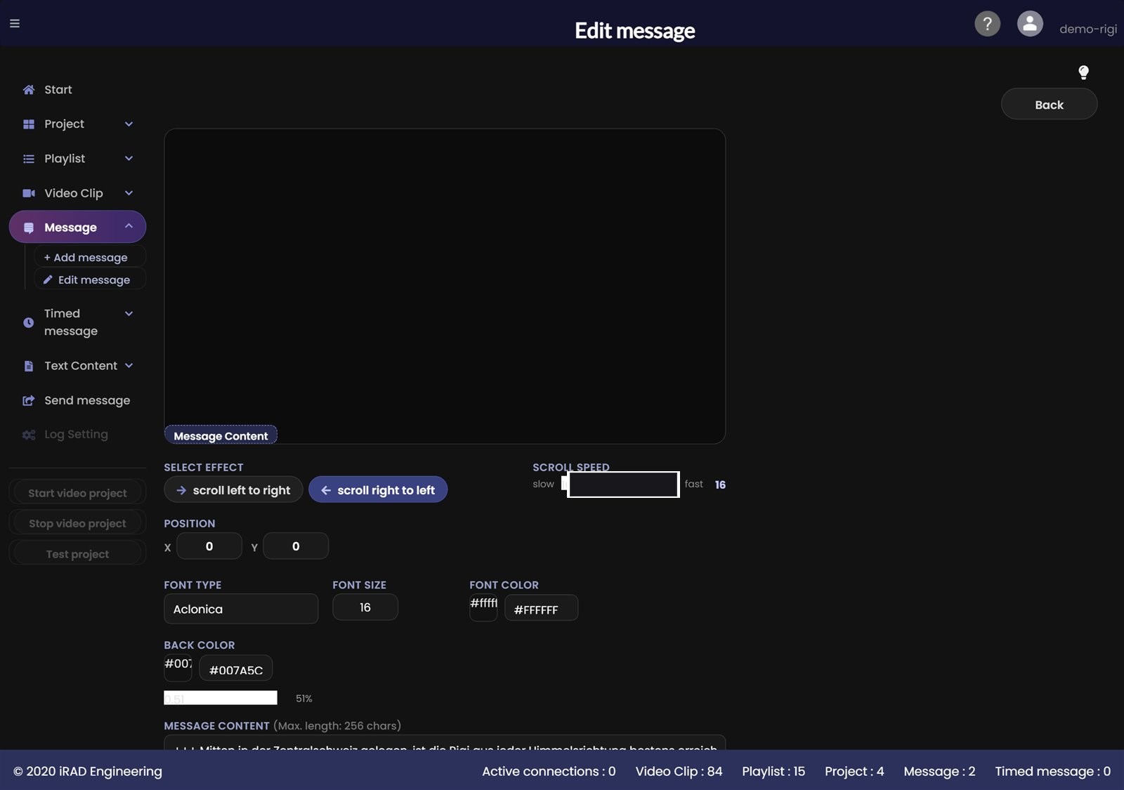 Edit message