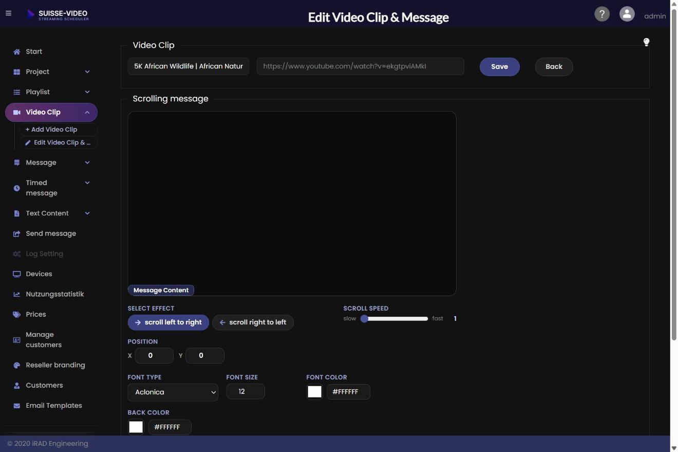 Edit a video clip