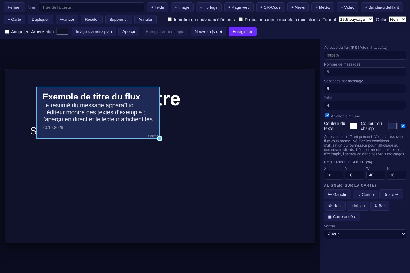 News et météo