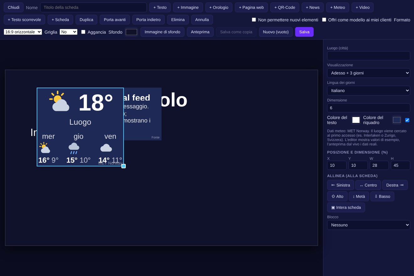 News e meteo