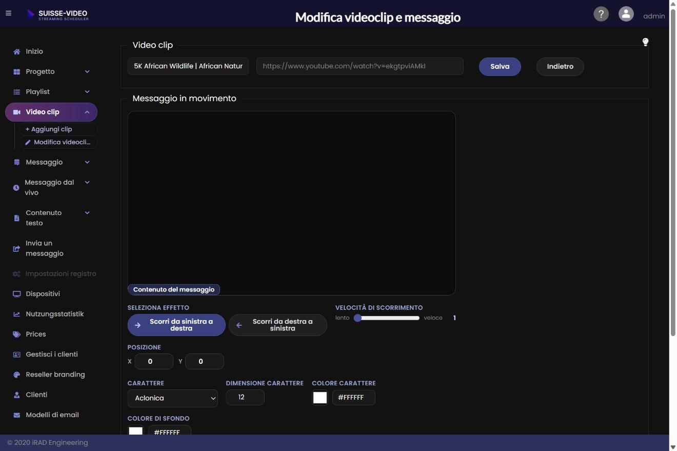 Modificare un videoclip